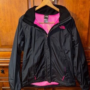The North Face Women's Black and Pink Ski Jacket